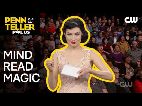 Magicians Fool Penn & Teller with Mental Magic Trick | Penn & Teller: Fool Us | The CW