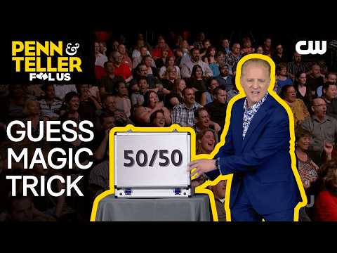 Magician Performs 50/50 Prediction Magic Trick | Penn & Teller: Fool Us | The CW