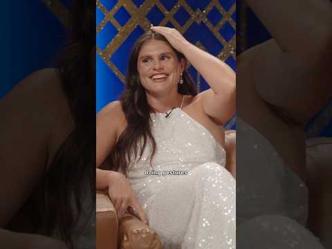 Ilona Maher was holding a microphone, everyone got it?! 🤭 🎤 #DWTSPodcast #DWTS