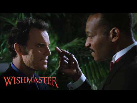 The Genie Tries to Make a Deal with Johnny Valentine | The Wishmaster | Tony Todd, Andrew Divoff